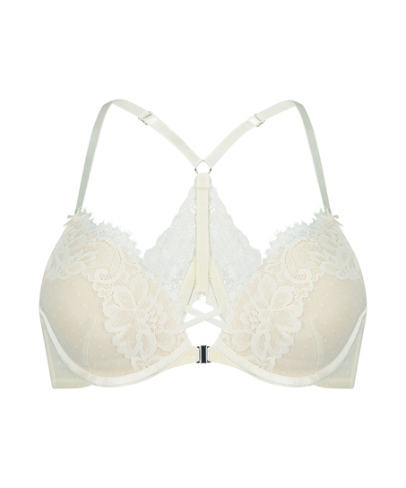 Soutien-gorge push-up rembourré Harmony, Blanc