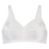 Soutien-gorge sans armatures non-préformé Sara, Blanc