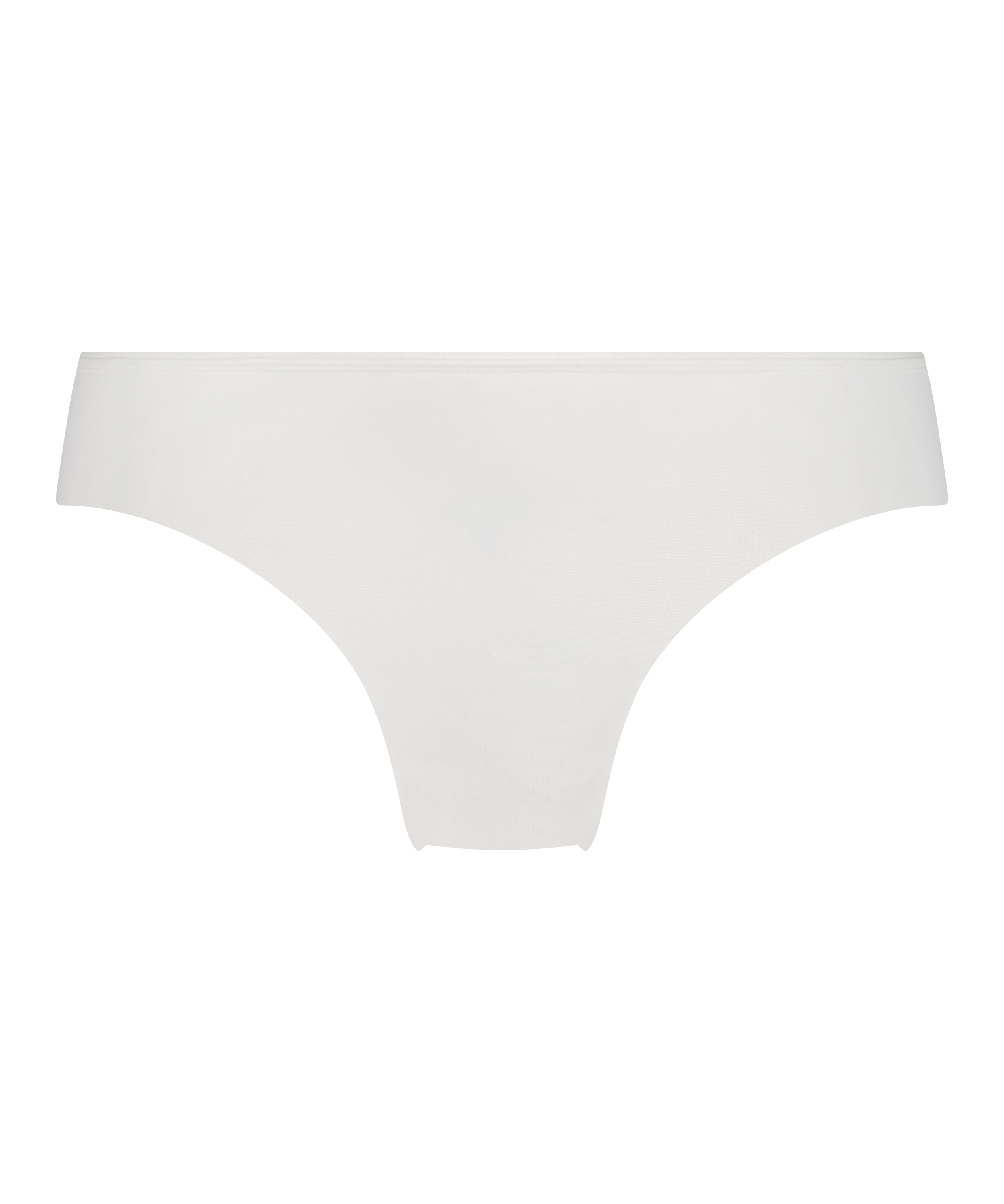Slip brésilien iInvisible Lace Back, Blanc, main