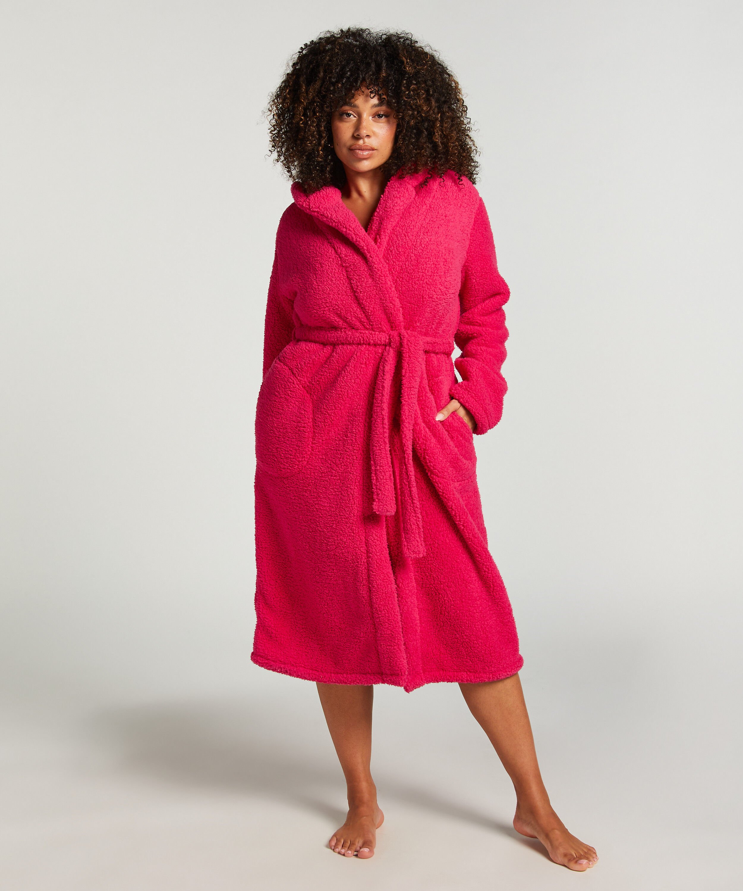 Peignoir Fleece, Rose Peignoir Fleece, Rose