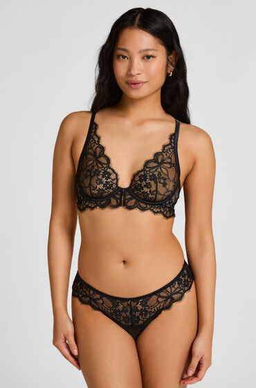 Hunkemöller Culotte brésilienne Prina Noir