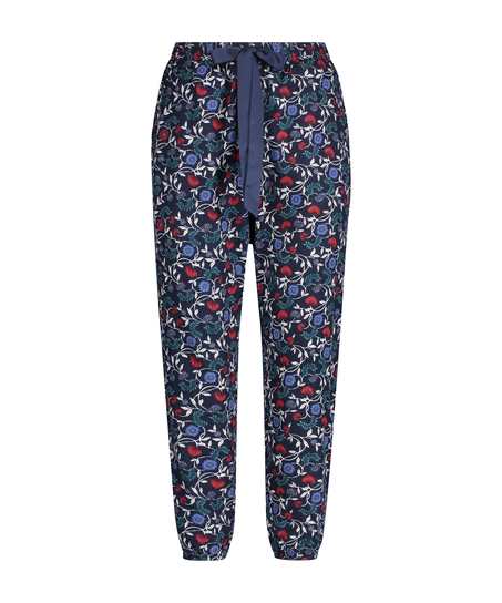 Pantalon de Pyjama Flanel, Bleu