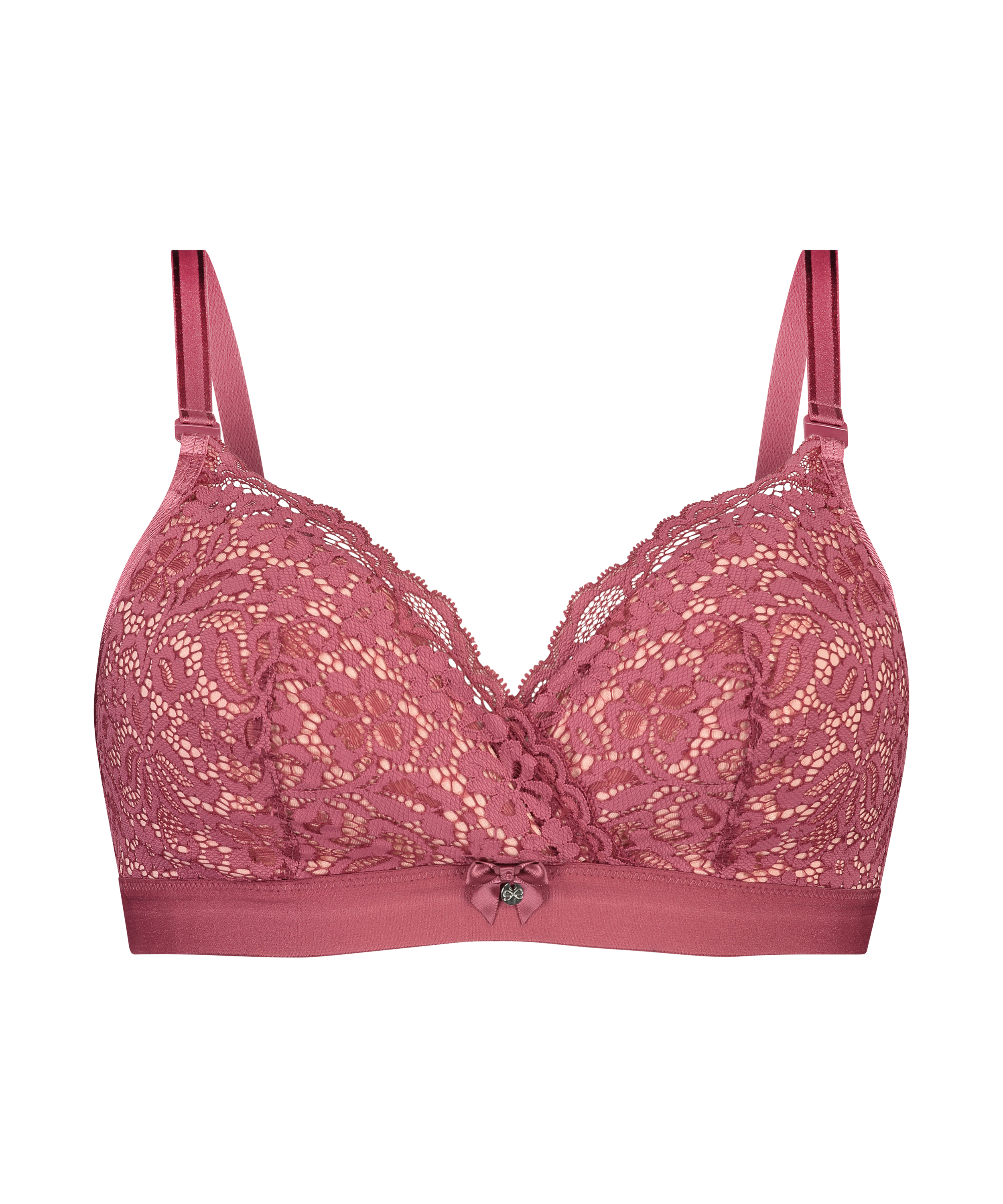 Soutien-gorge d’allaitement préformé Rose, Rouge, main