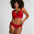 Soutien-gorge à armatures rembourré longline Withney, Rouge