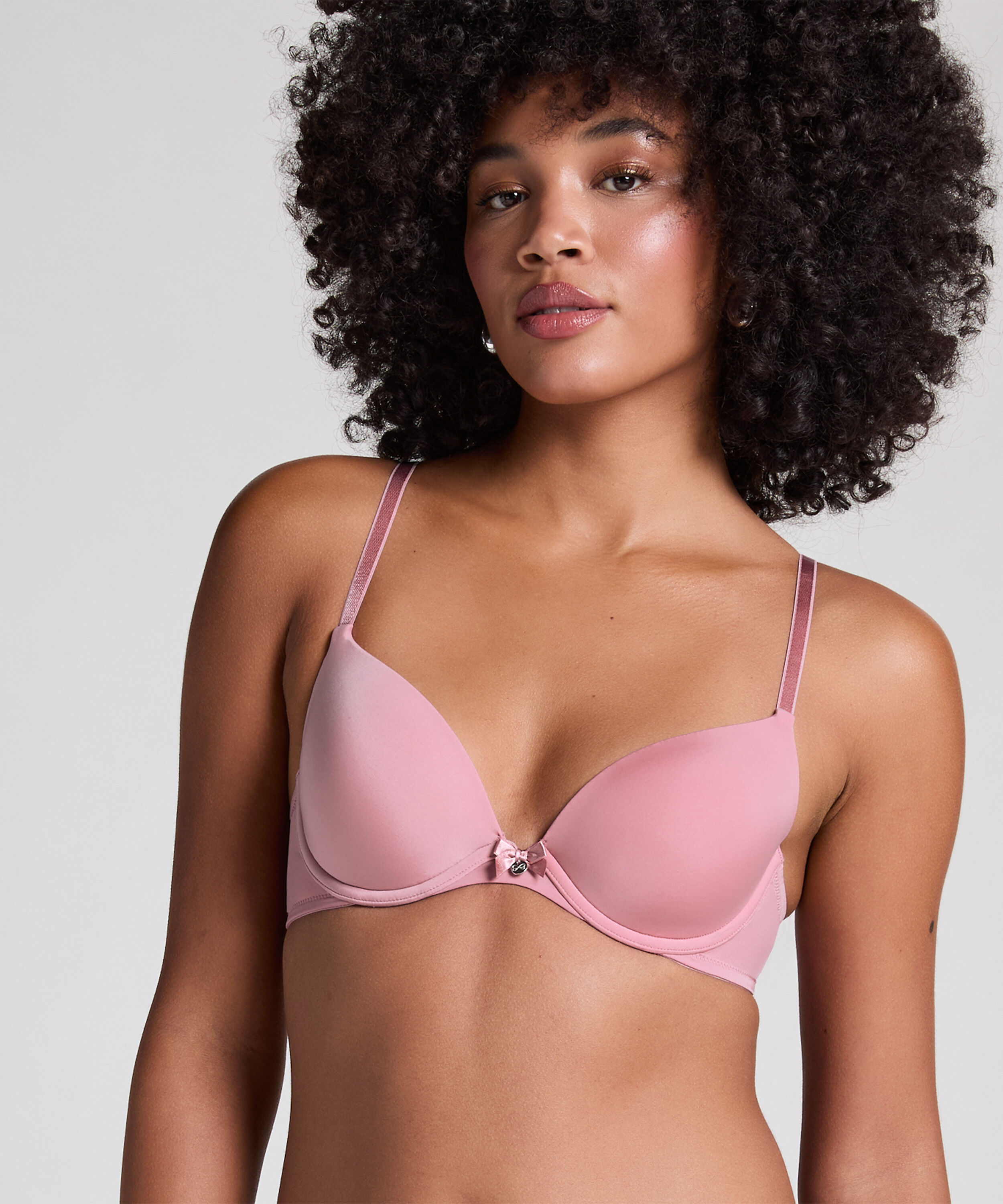 Soutien-gorge à armatures préformé Plunge, Rose