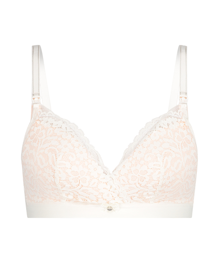 Soutien-gorge d’allaitement préformé Rose, Blanc