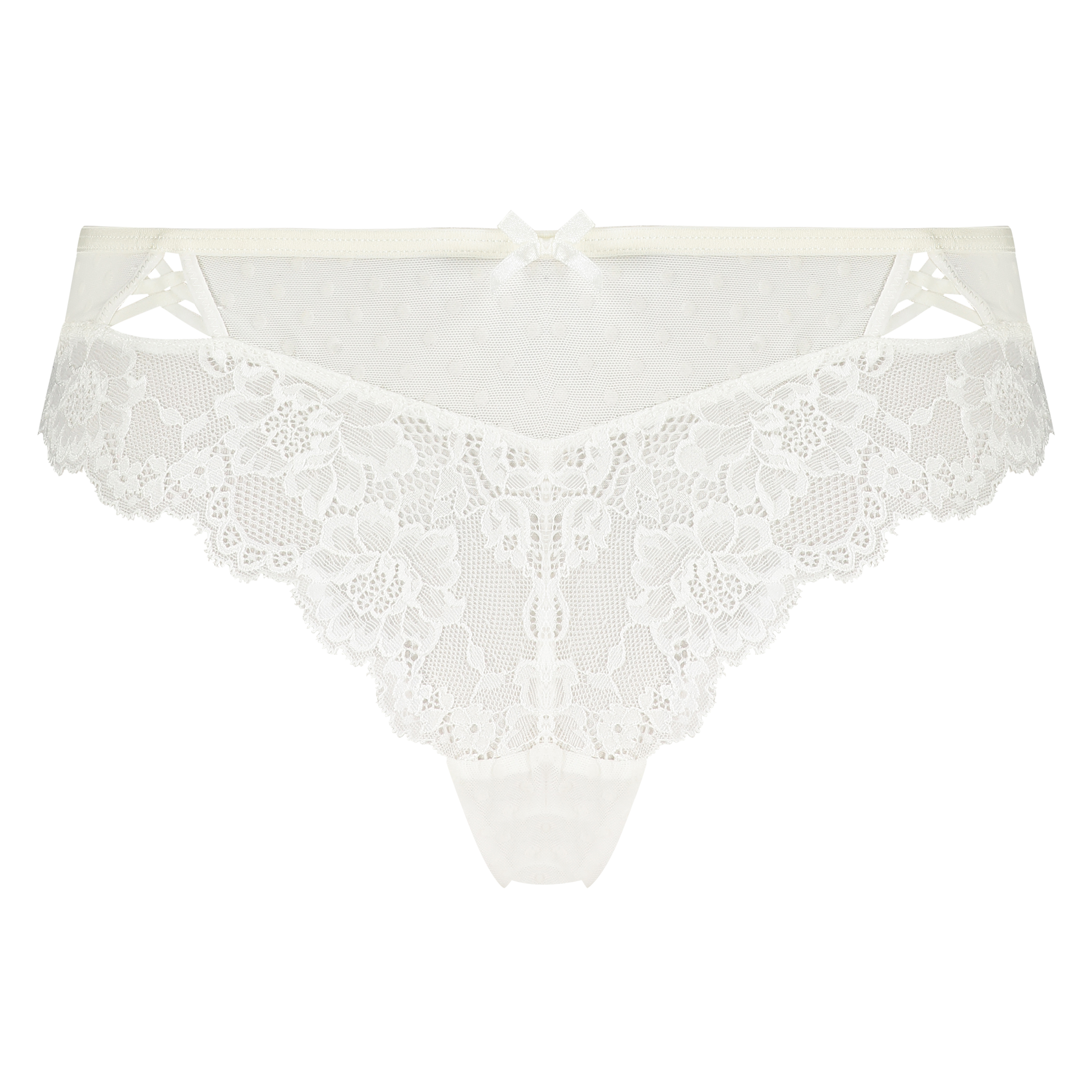 Slip brésilien Irina, Blanc, main