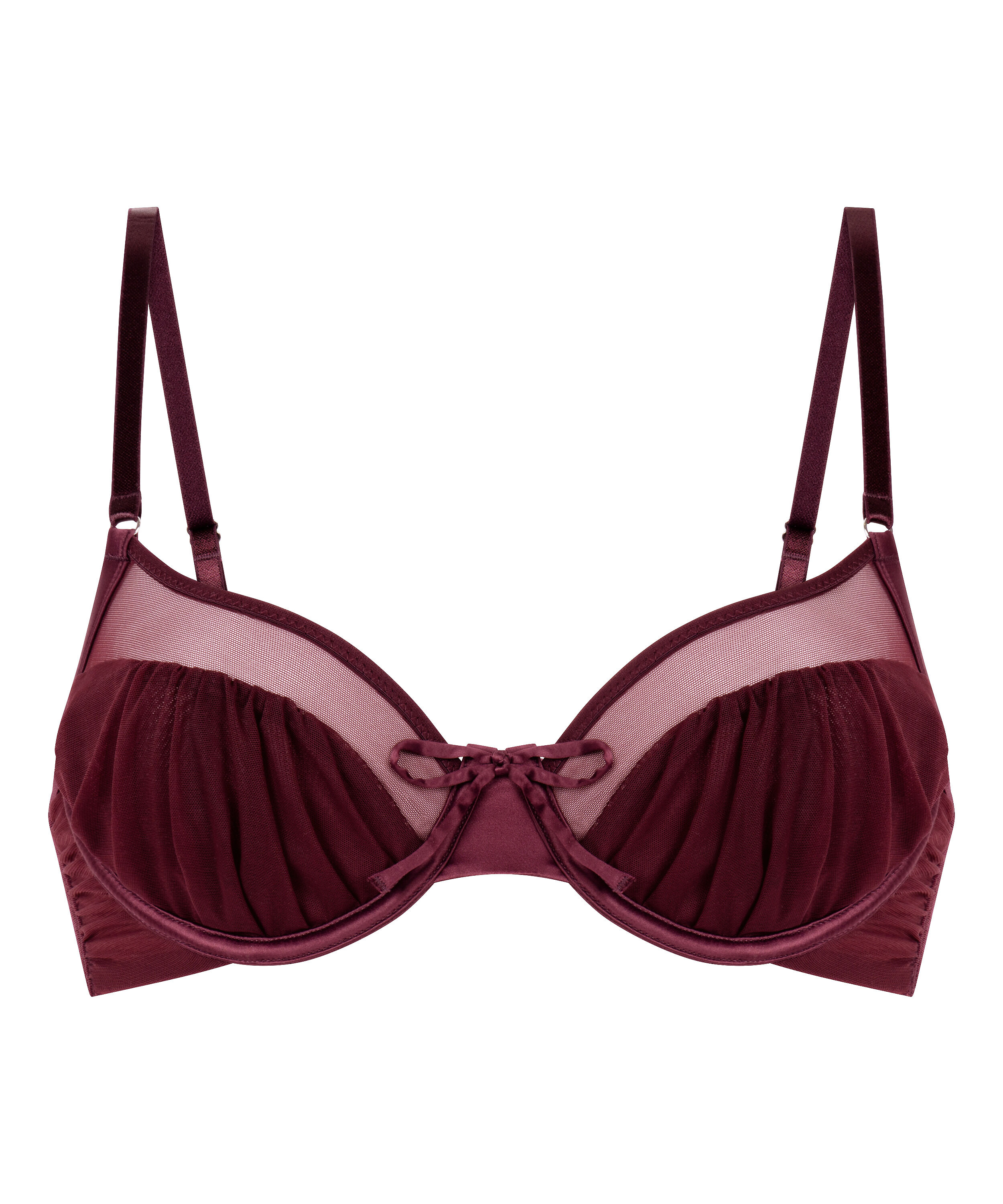 Soutien-gorge &agrave; armatures non-rembourr&eacute; Dulce, Rouge