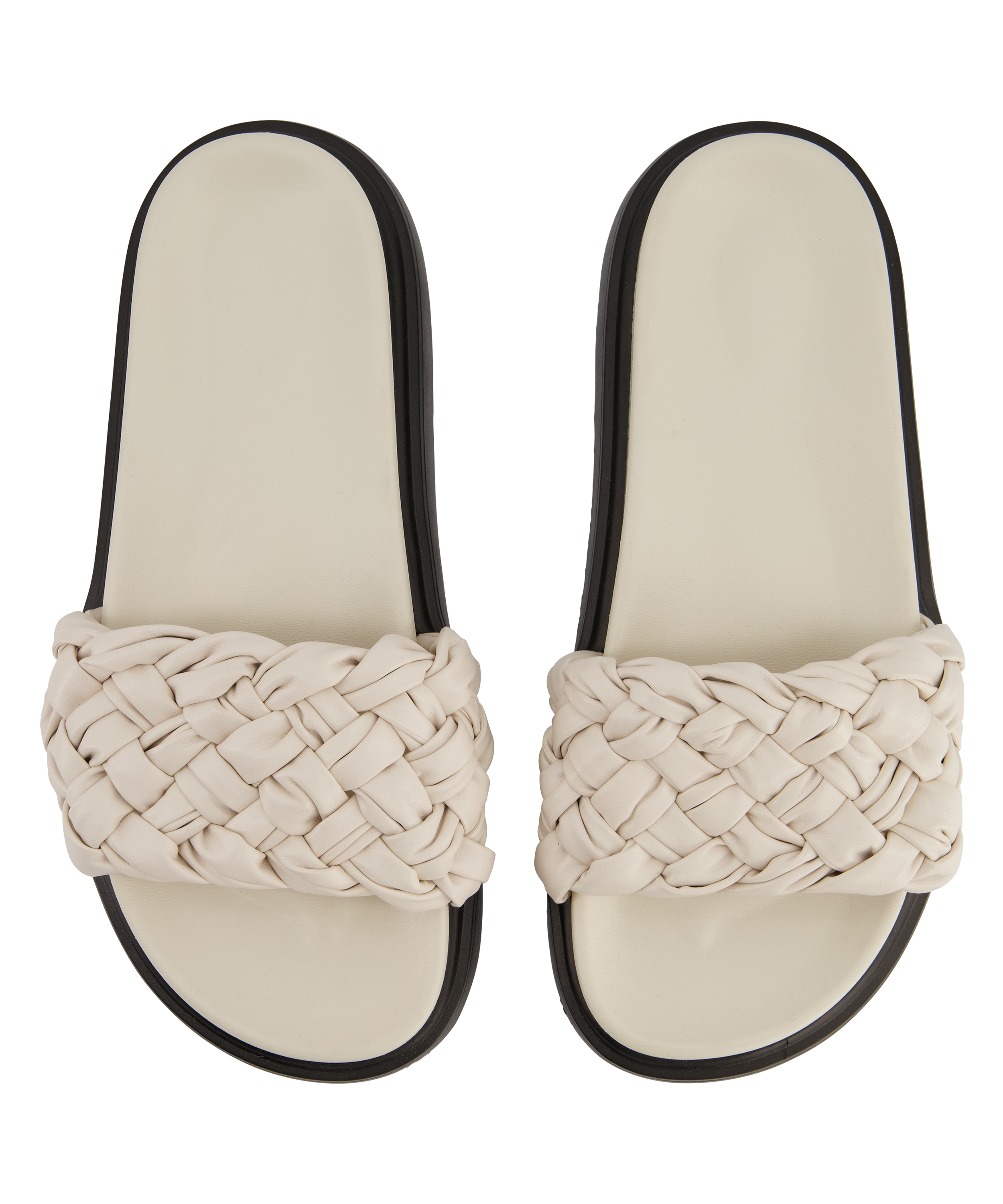 Sandales, Blanc, main