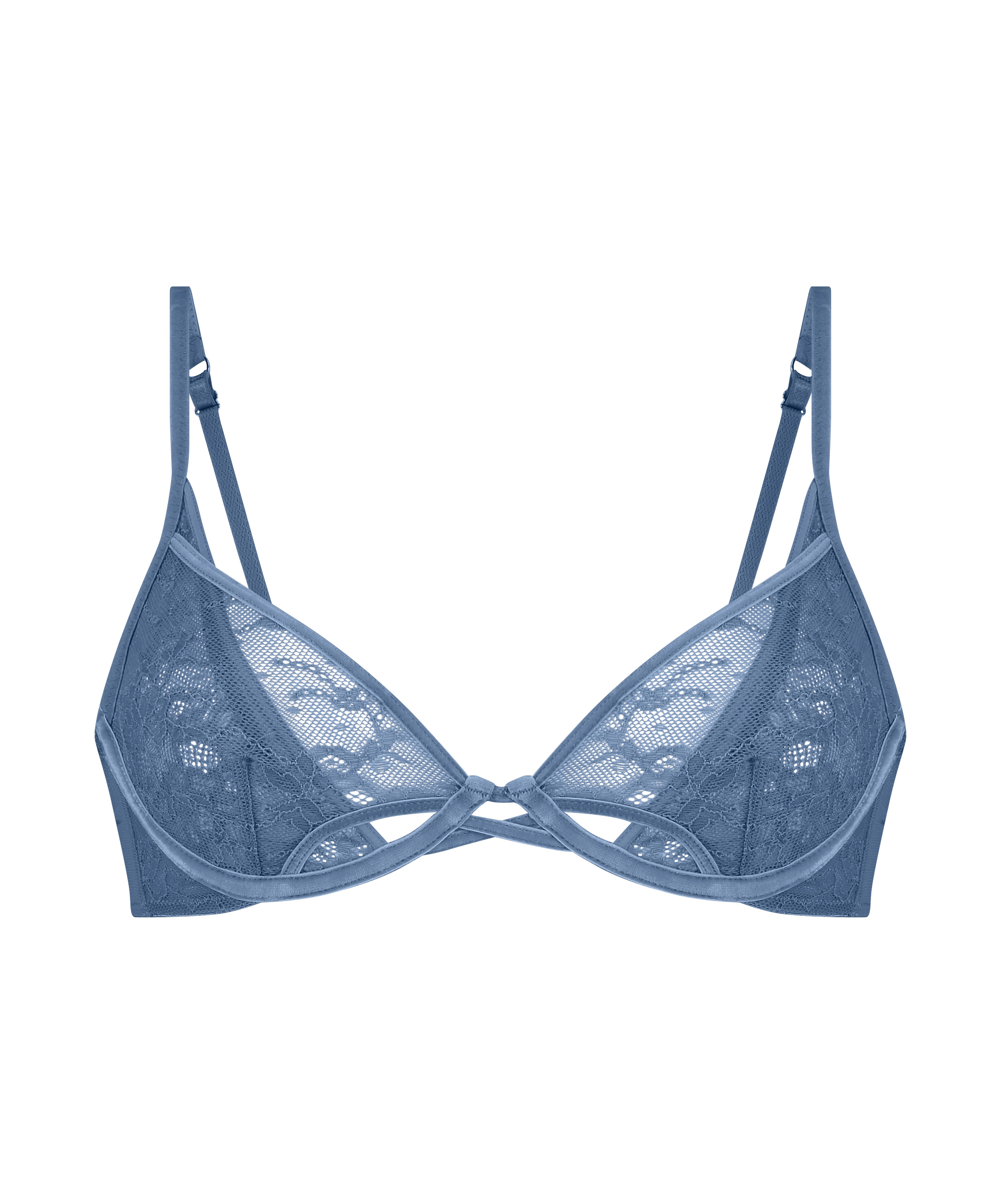 Soutien-gorge à armatures non-préformé Molly, Bleu, main