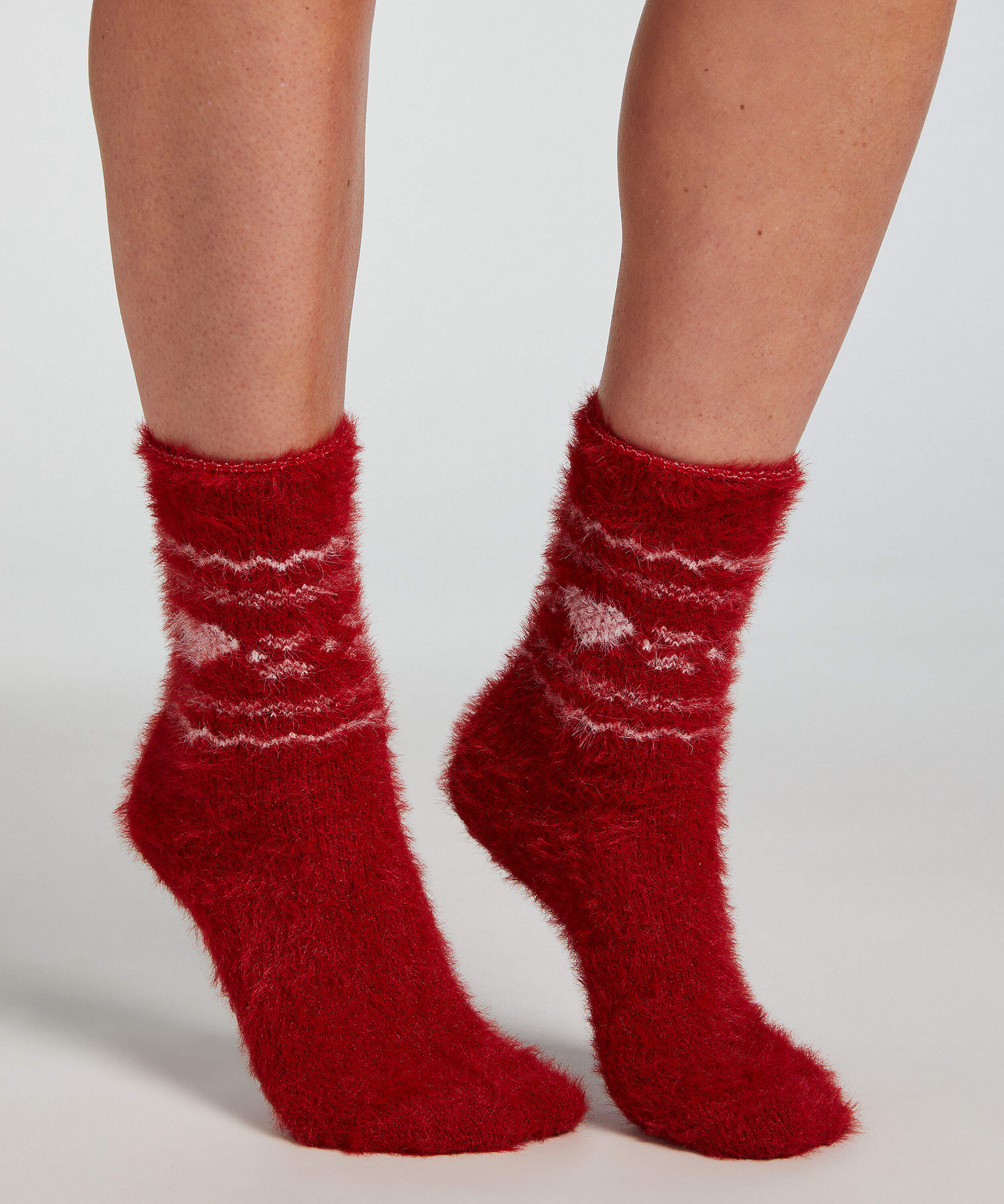 Lot de 2 Paires de Chaussettes Cosy, Rouge Lot de 2 Paires de Chaussettes Cosy, Rouge