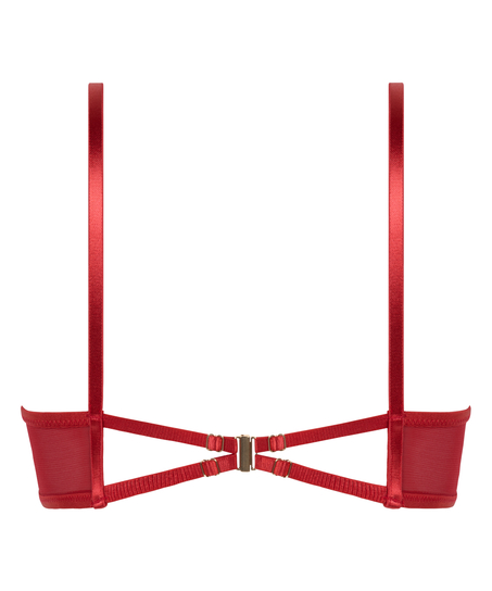Soutien-gorge à armatures non-préformé longline Billie, Rouge