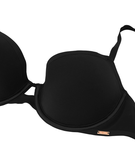 Soutien-gorge à armatures préformé push-up Essential, Noir