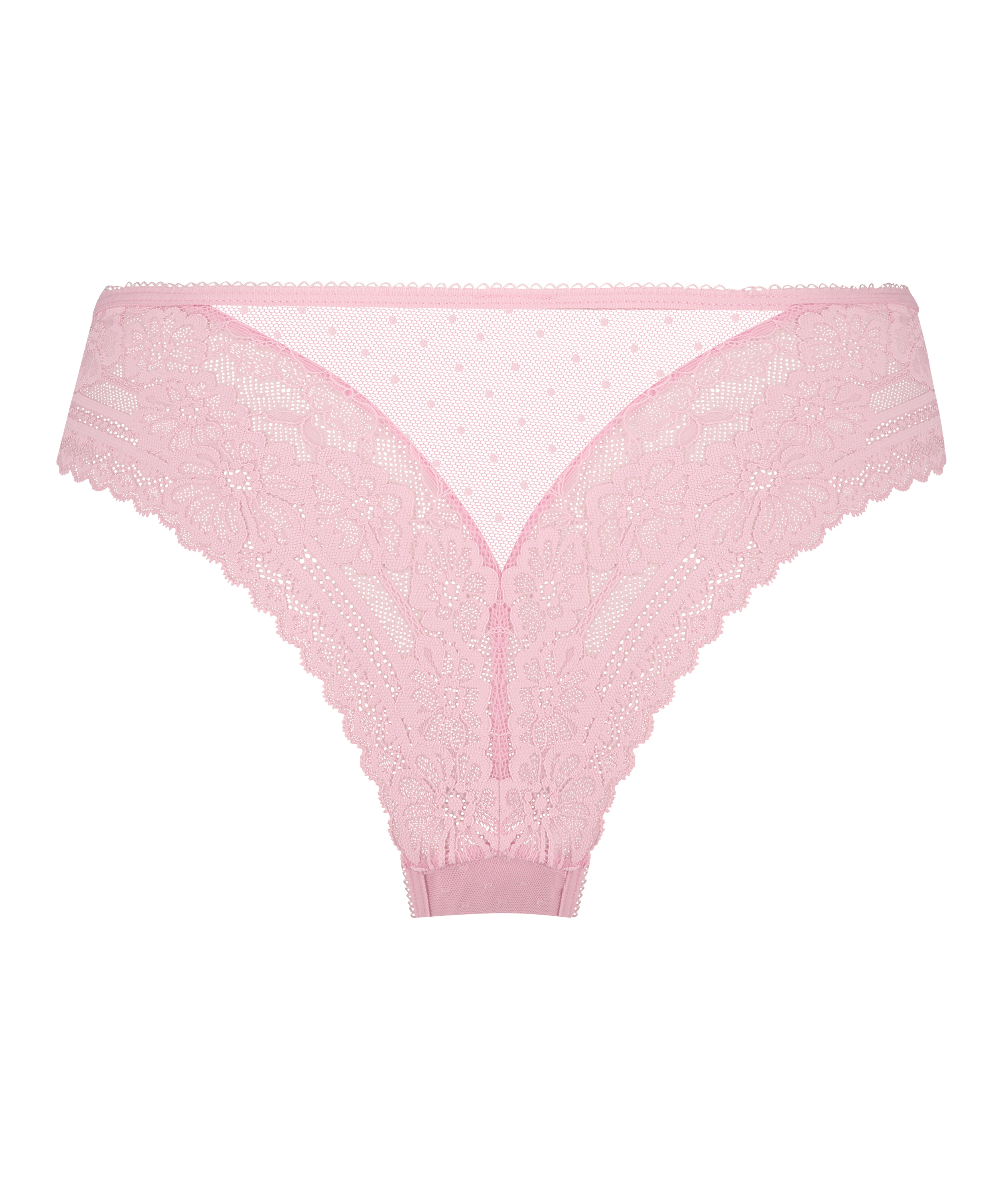 Slip brésilien Sylvie, Rose, main