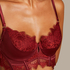 Soutien-gorge à la palangre à armatures préformé Zoé, Rouge