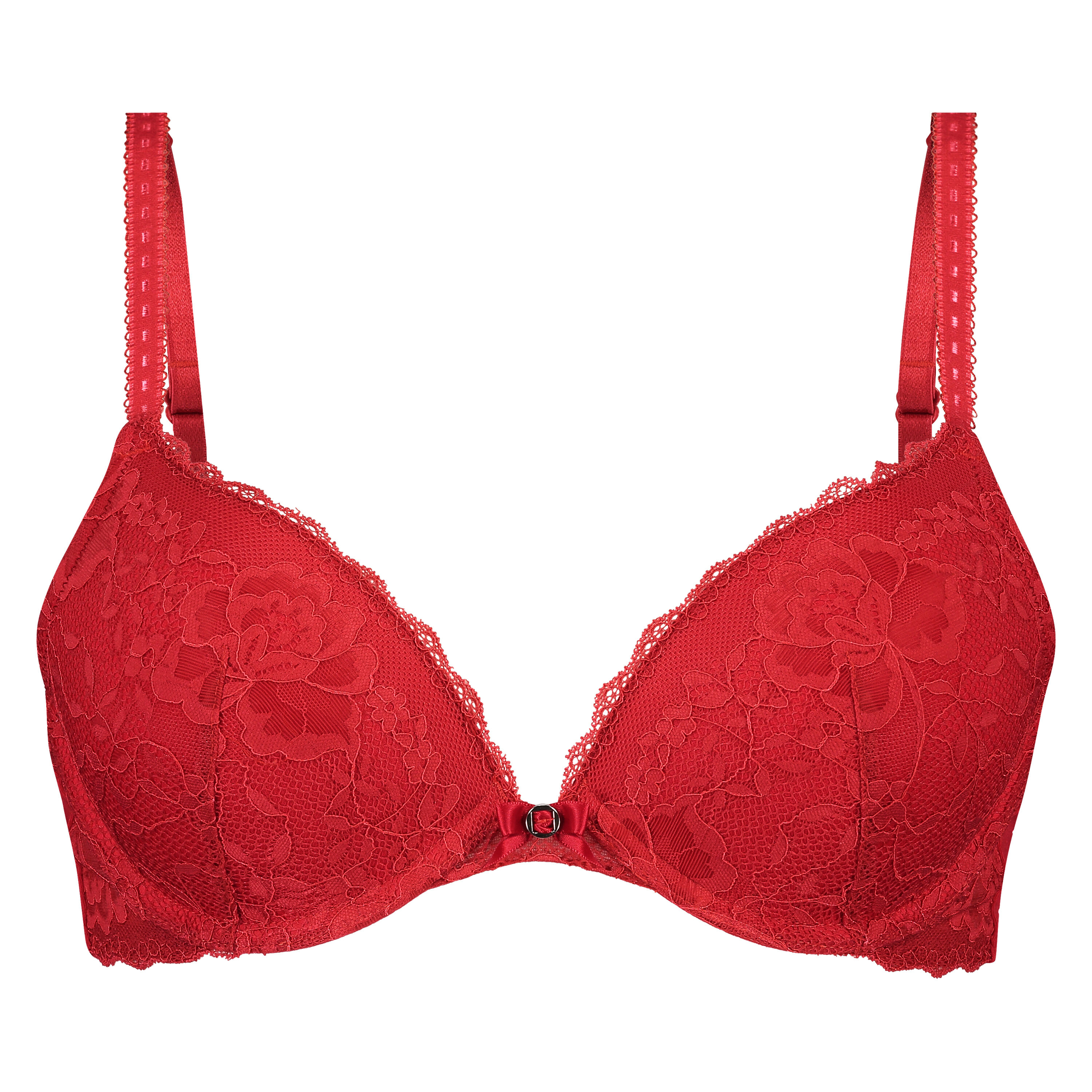 Soutien-gorge &agrave; armatures pr&eacute;form&eacute; push-up Maya, Rouge