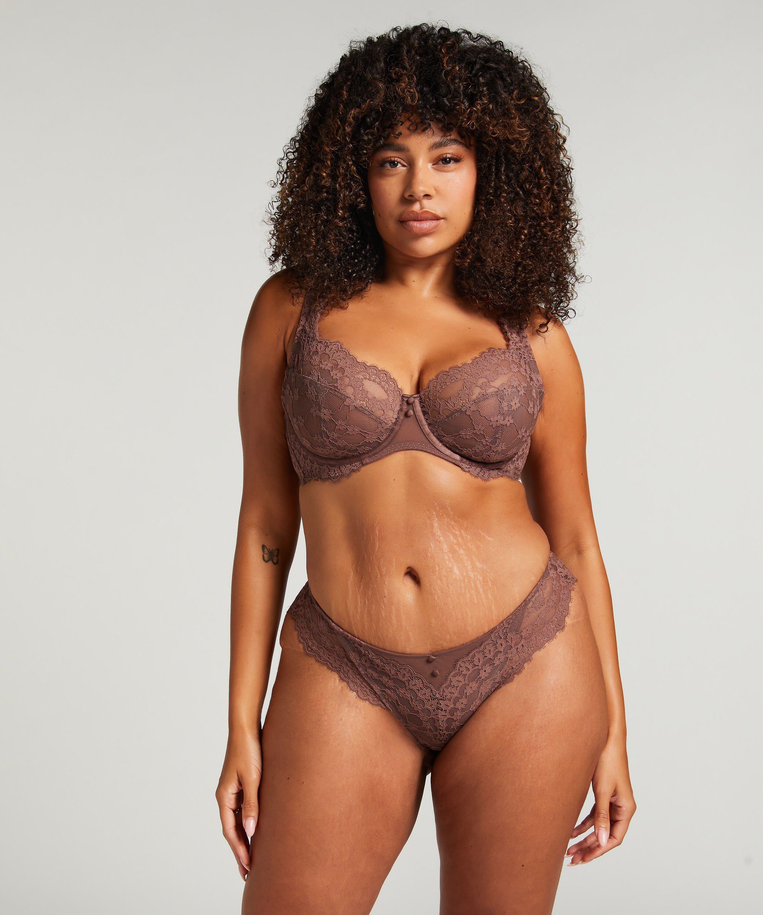 Slip brésilien Daisy, Marron Slip brésilien Daisy, Marron