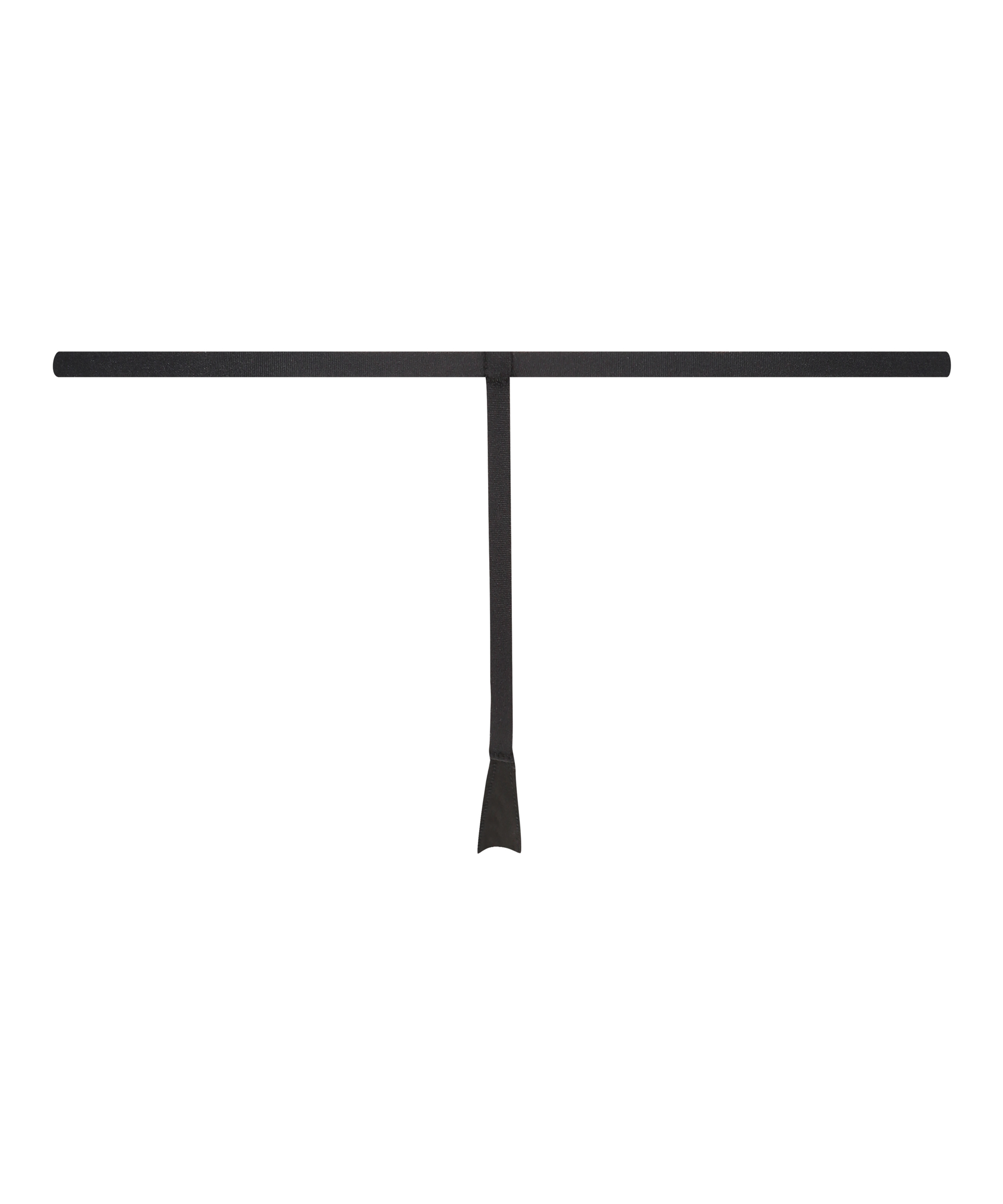 String en T Invisible micro, Noir, main