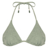 Haut de bikini triangle Giselle, Vert