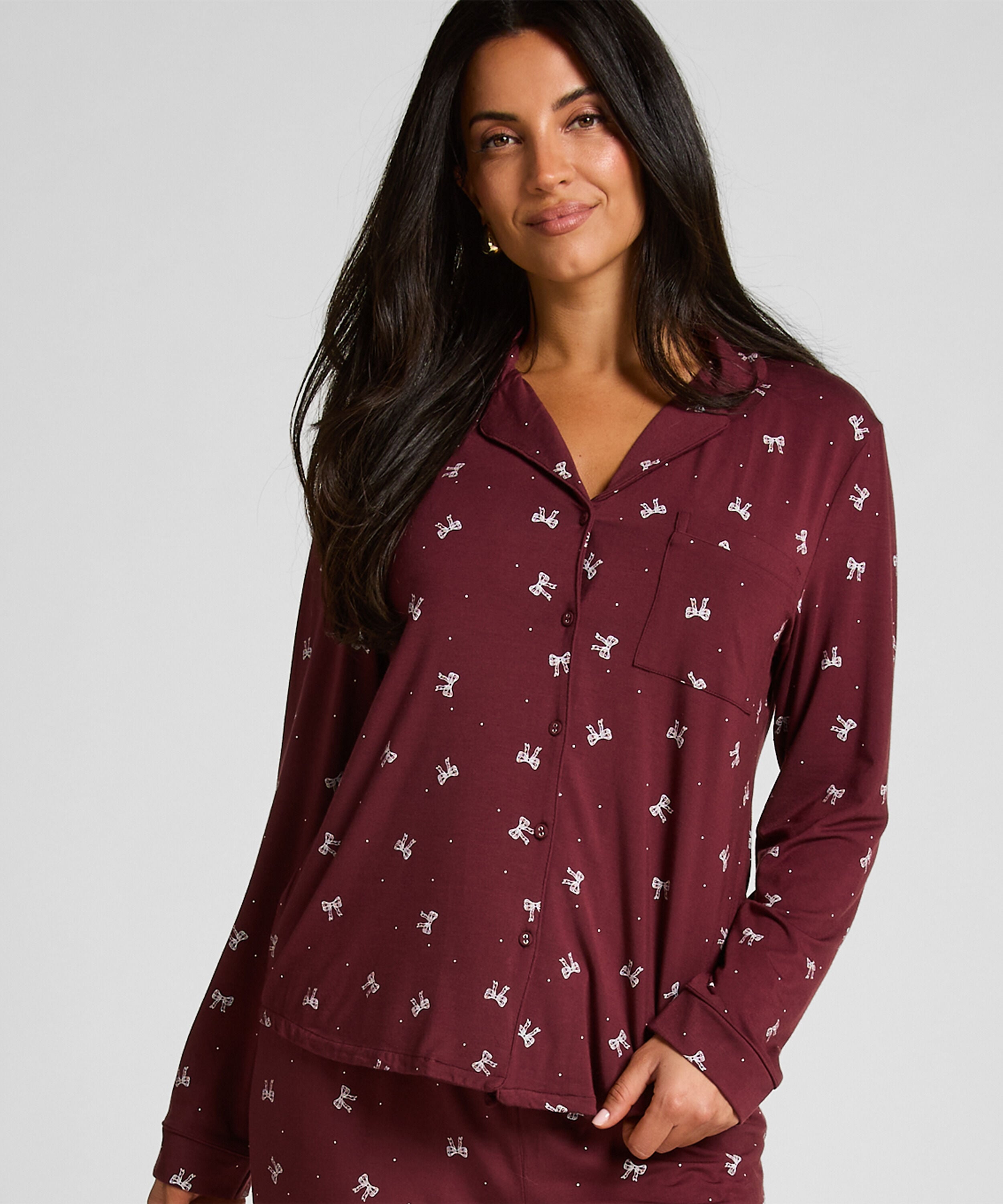 Veste à manches longues en jersey Essential, Violet