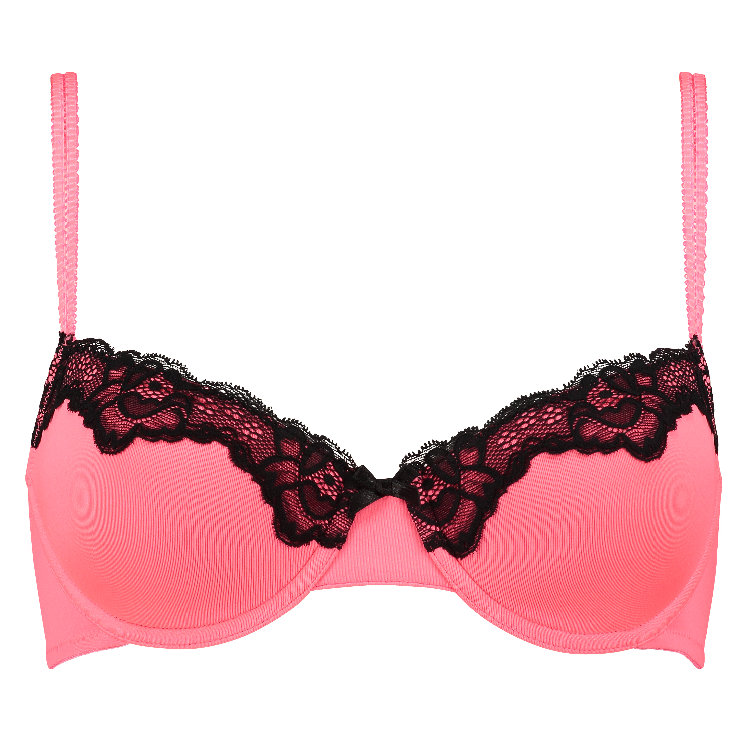 Soutien-gorge à armatures préformé Secret Lace contrast, Rose, main
