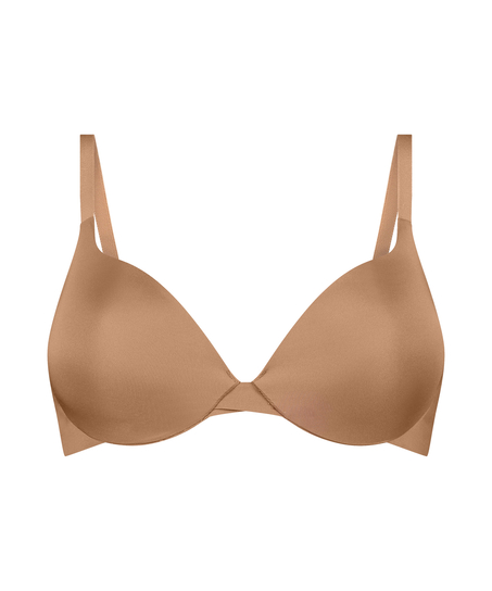 Soutien-gorge à armatures préformé push-up Smooth, Marron