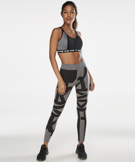 HKMX Soutien-gorge de sport The Pro Maintien niveau 3, Gris