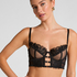 Soutien-gorge à armatures non-rembourré longline Nienke, Noir