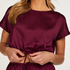 Top court en satin, Violet