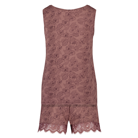 PJ Short set singlet, Rose