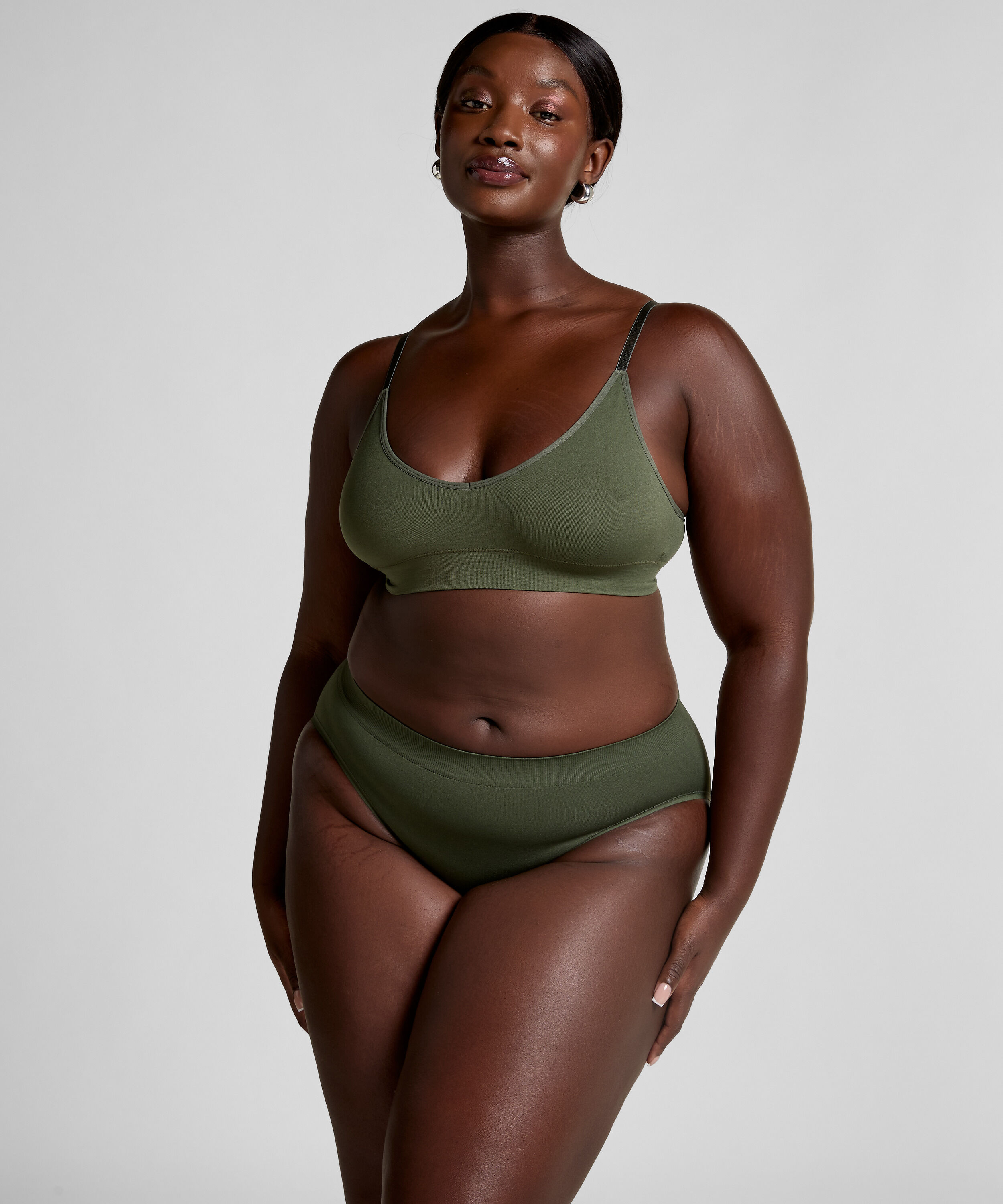 Culotte haute Dide, Vert