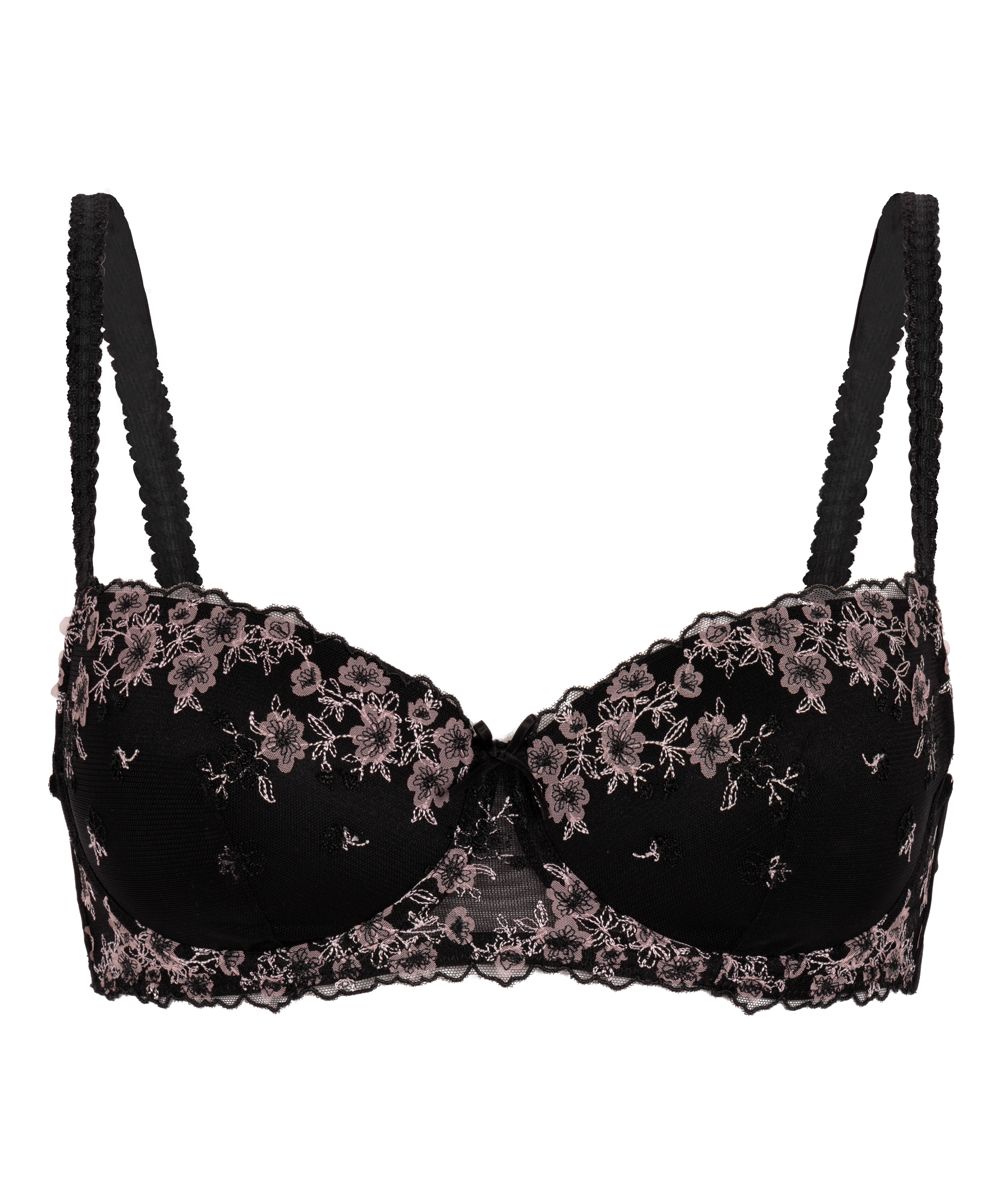 Soutien-gorge à armatures rembourré Chloe, Noir, main