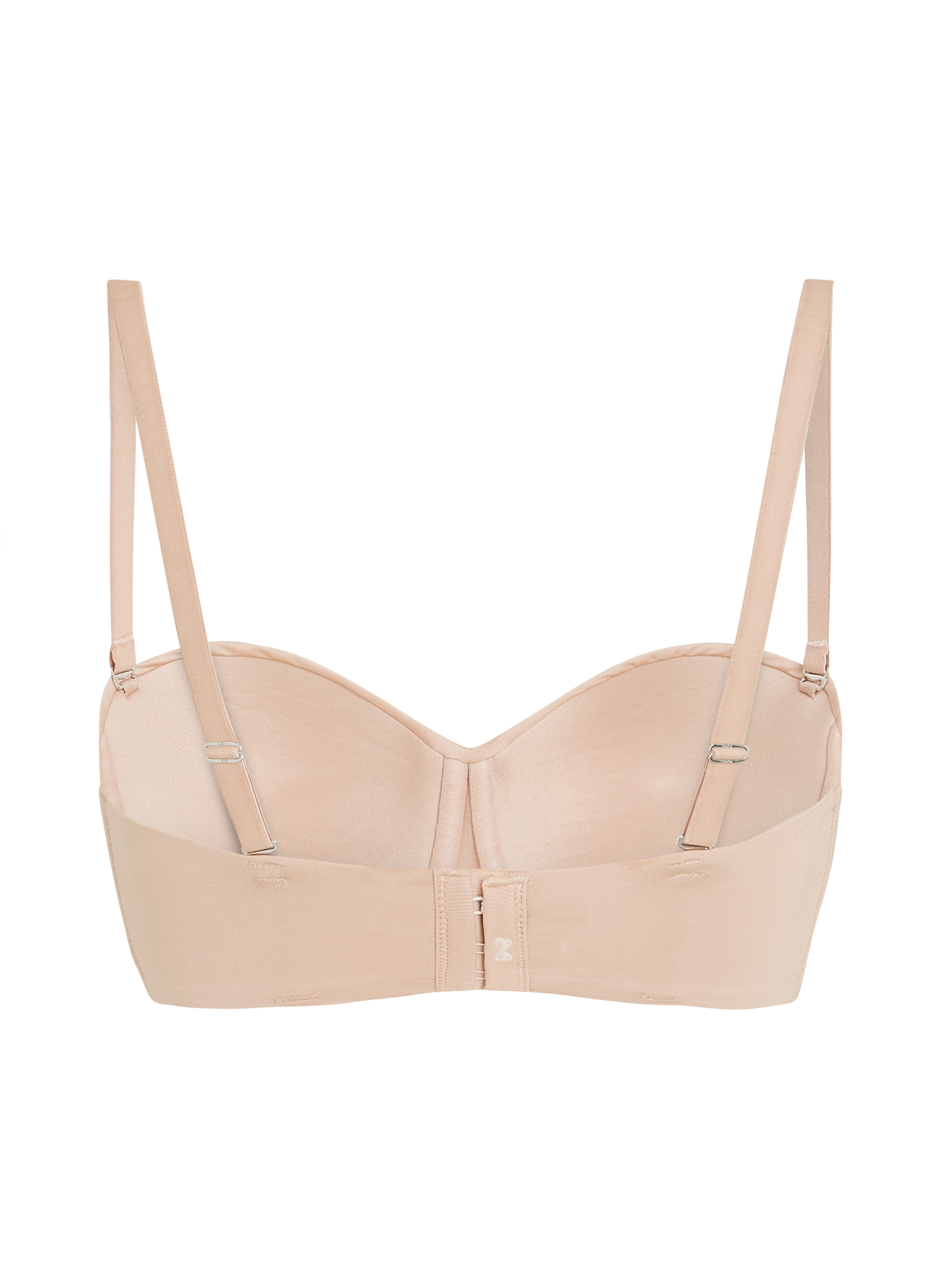 Soutien-gorge push-up sans bretelles à armatures préformé Smooth, Beige, main