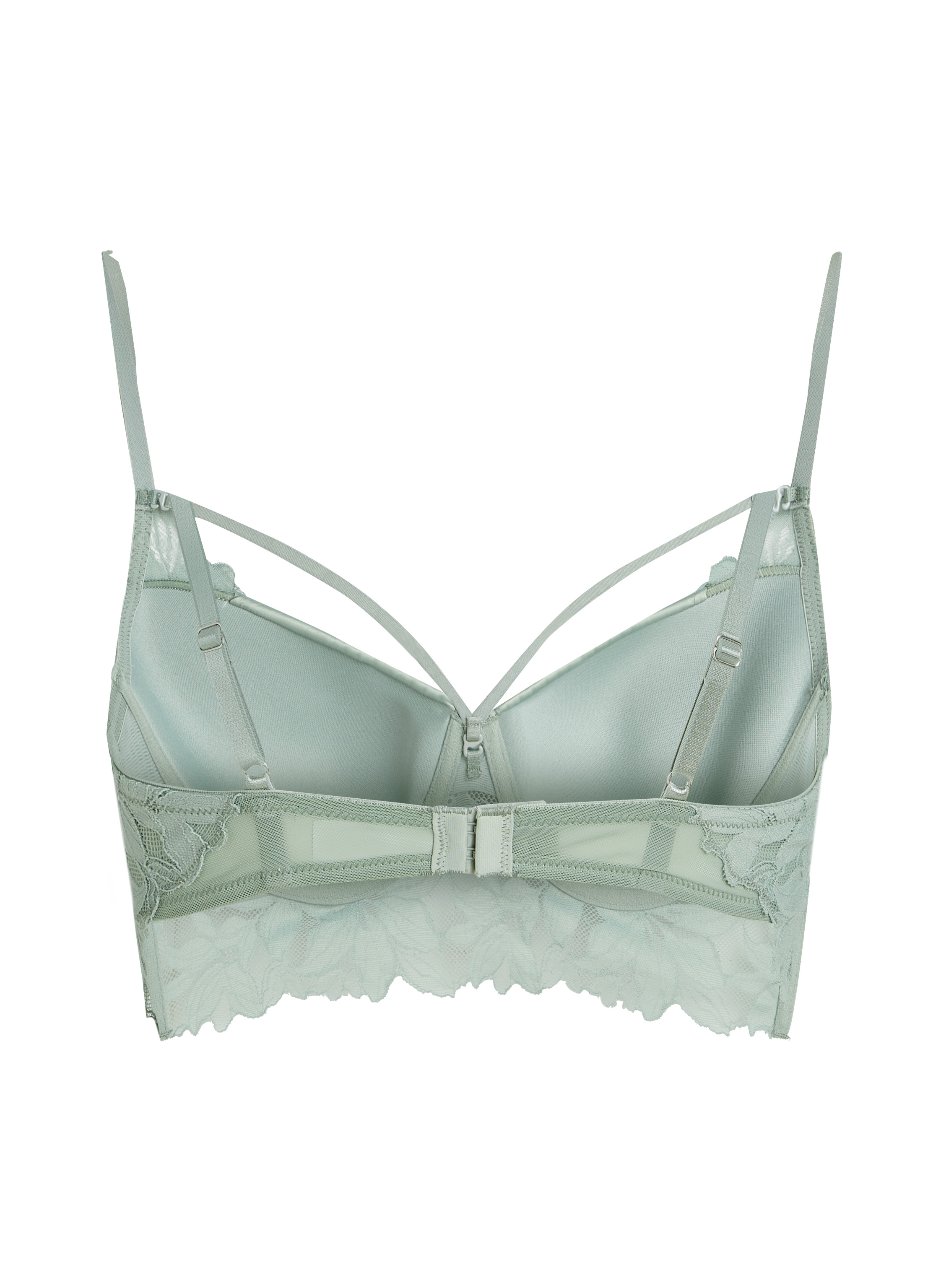 Soutien-gorge à armatures préformé longline Ingrid, Vert, main
