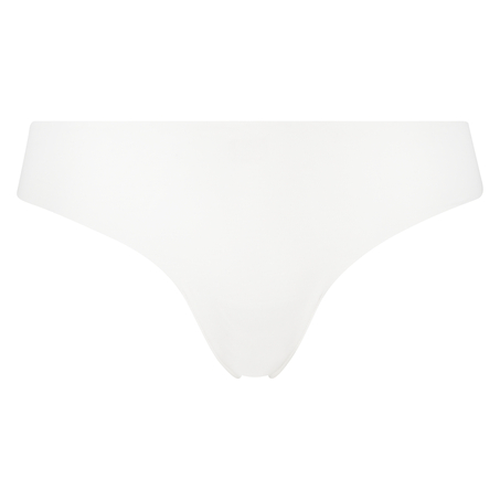 String invisible en coton, Blanc