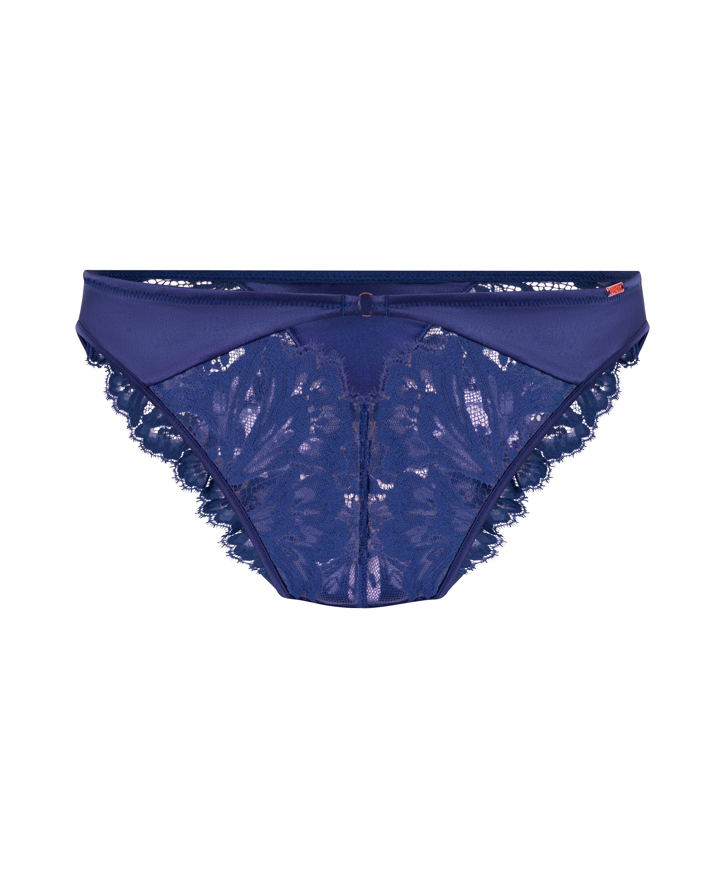 Culotte br&eacute;silienne jambes hautes Grace, Bleu