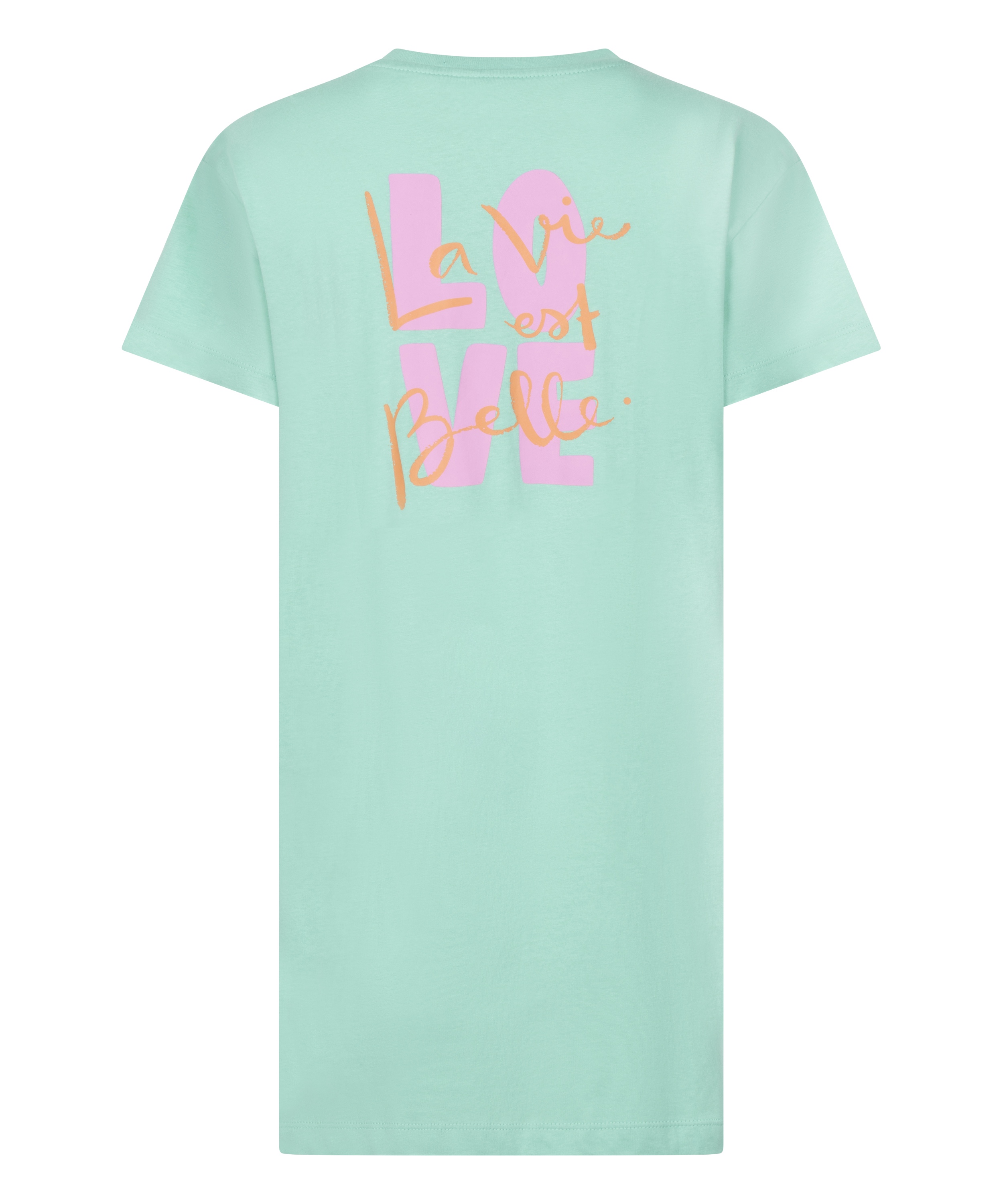 Chemise de nuit &agrave; col rond, Vert, main