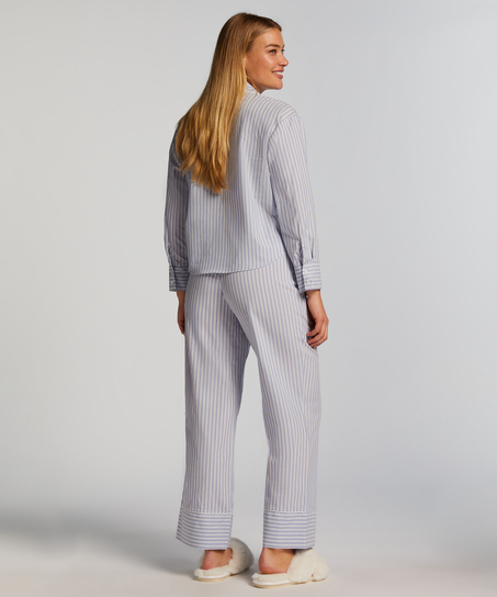 Pantalon de pyjama en Coton, Bleu