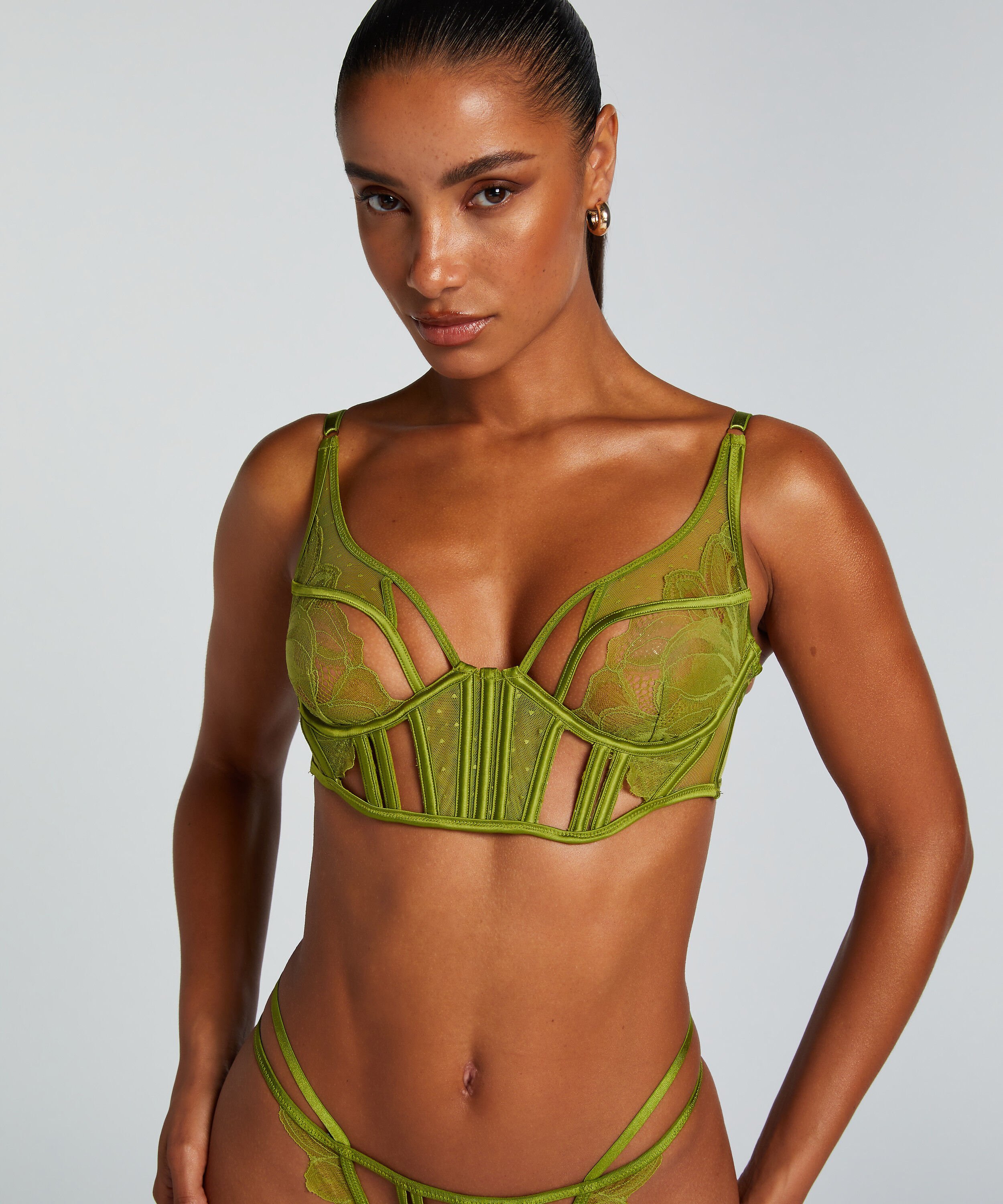 Soutien-gorge à armatures non-préformé longline Billie