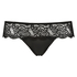Boxer string Lace, Noir