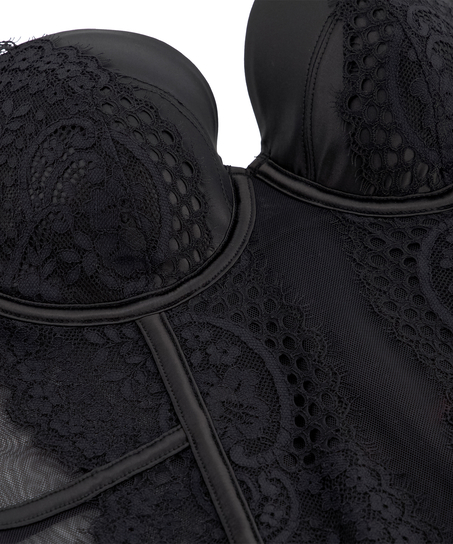 Bustier Veronica, Noir