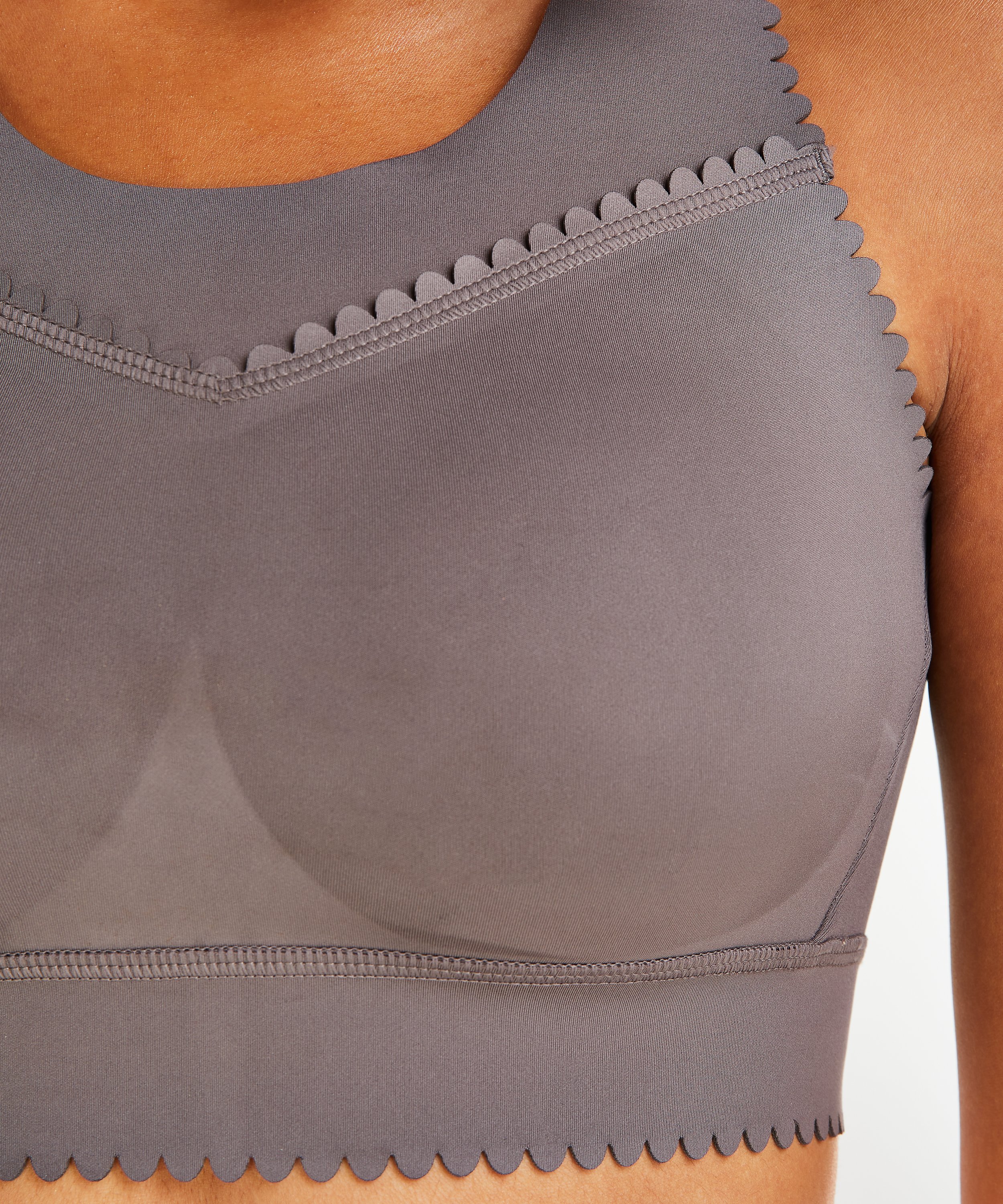 Soutien-gorge de sport HKMX The Scallop level 2, Gris, main