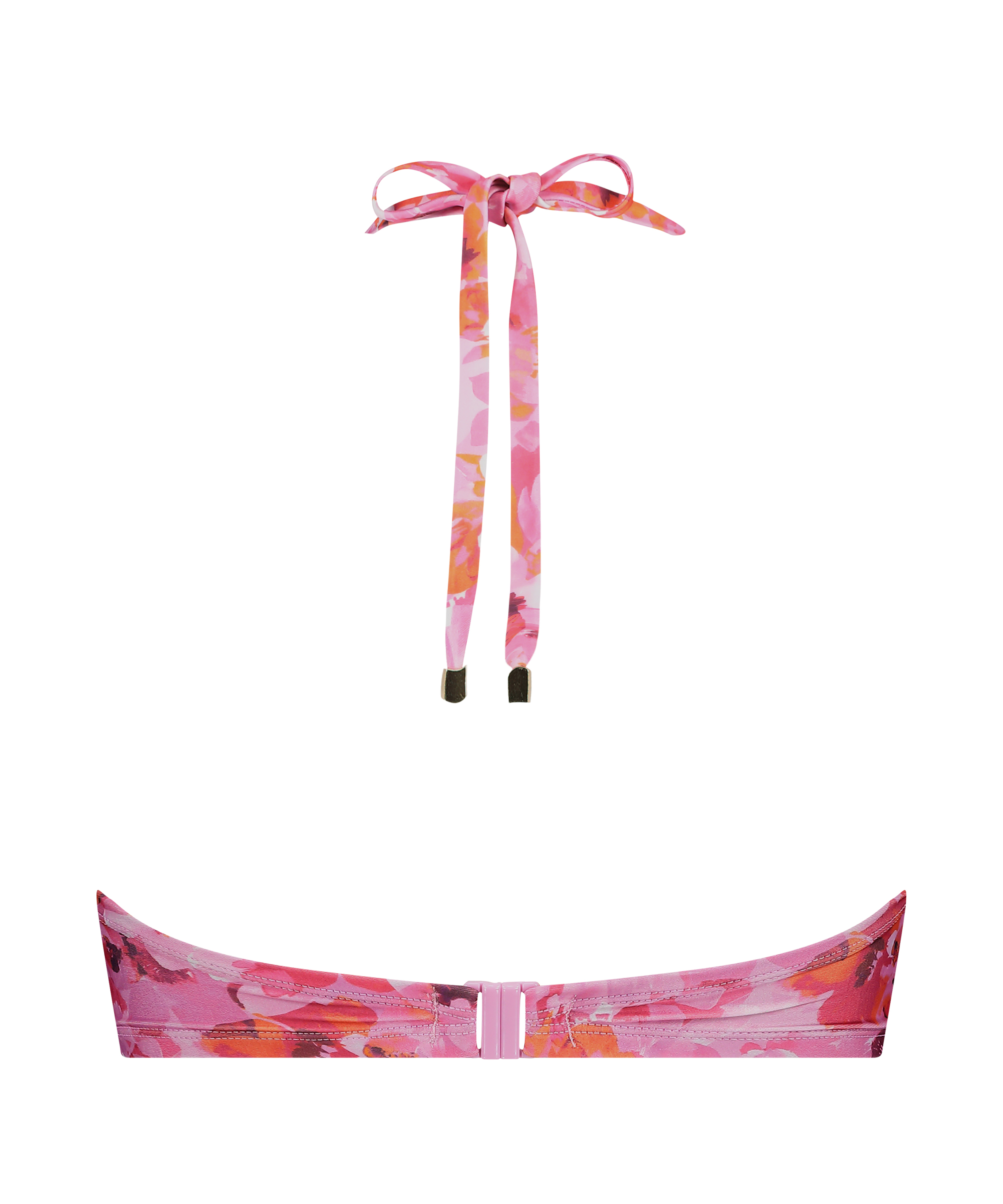 Haut de bikini Floral Taille E +, Rose, main