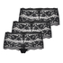 Lot de 3 boxers Sienna, Noir
