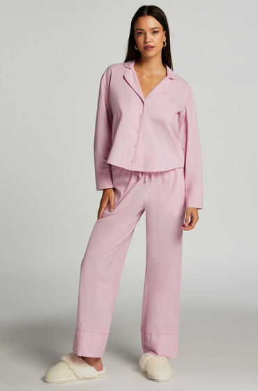 hunkemöller pantalon de pyjama stripy rose