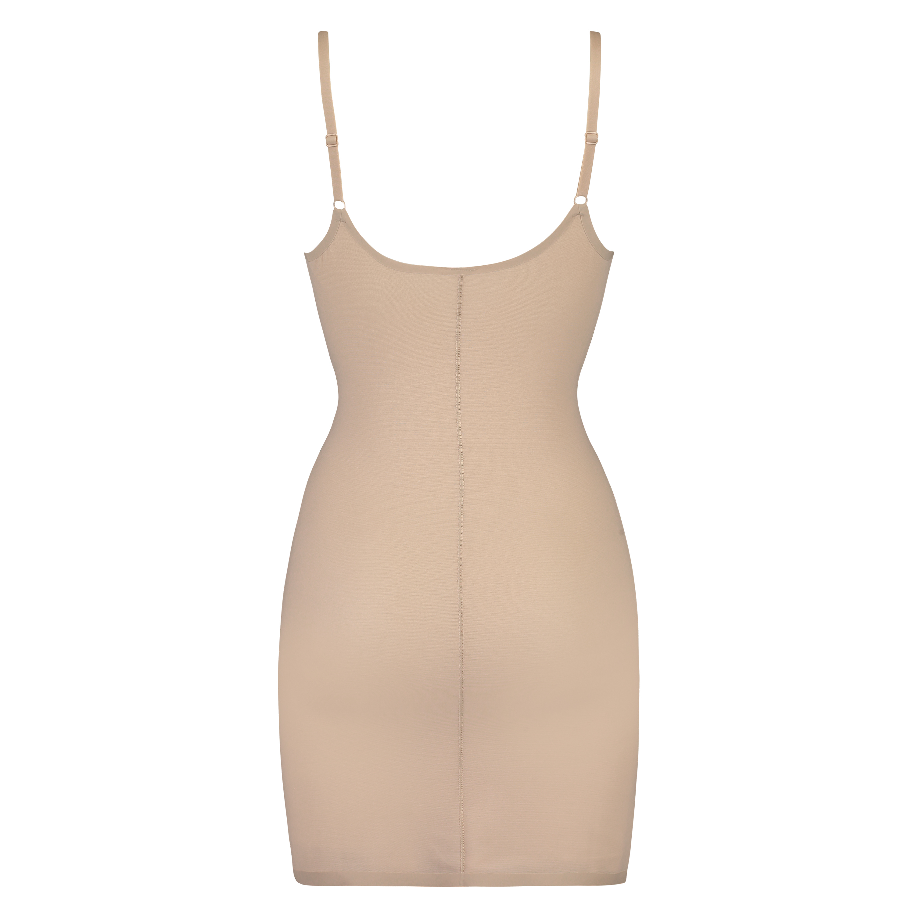 Robe sculptante en dentelle festonnée - Level 3, Beige, main