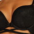 Soutien-gorge moulant maximiseur Jolie, Noir
