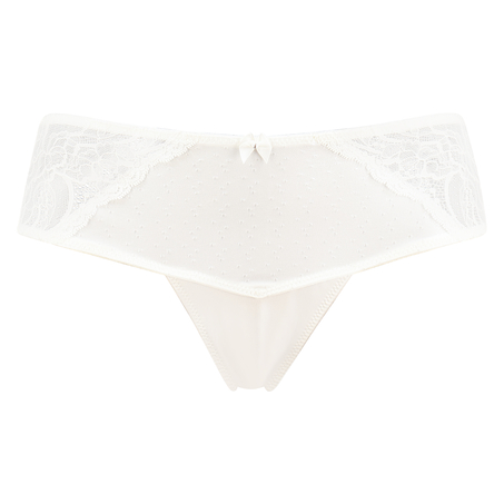 Boxer string Sophie, Blanc