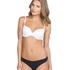 Soutien-gorge &agrave; armatures pr&eacute;form&eacute; push-up, Blanc