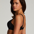 Soutien-gorge à armatures préformé Satin fleece, Noir